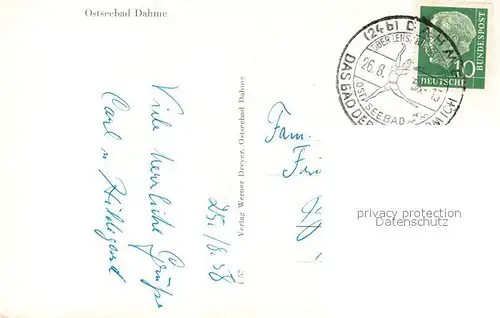 AK / Ansichtskarte Dahme_Ostseebad Promenade Lesehalle Dahme_Ostseebad