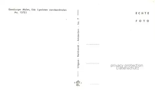 AK / Ansichtskarte Ede_Netherlands Doesburger Molen Ede_Netherlands