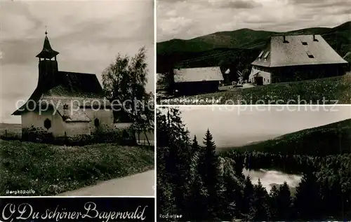 AK / Ansichtskarte Riedlhuette Jugendherberge Rachelsee Bergkapelle Riedlhuette