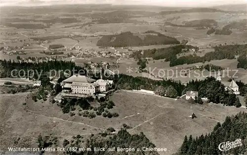 AK / Ansichtskarte Maria_Eck Fliegeraufnahme Chiemsee Maria_Eck