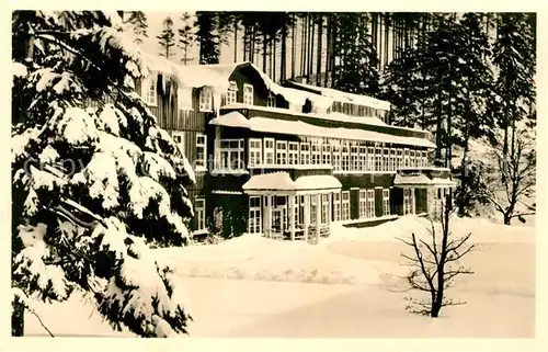 AK / Ansichtskarte Braunlage Sanatorium Dr. Schroeder Braunlage