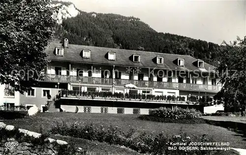 AK / Ansichtskarte Bad_Goisern_Salzkammergut Kurhotel Jodschwefelbad Bad_Goisern_Salzkammergut