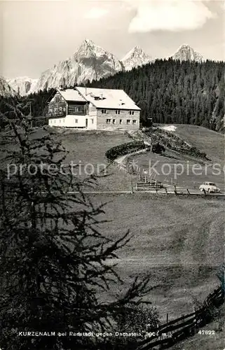 AK / Ansichtskarte Radstadt Kurzenalm Dachstein Radstadt