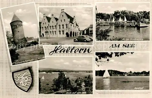 AK / Ansichtskarte Haltern_See Rathaus Siebenteufelsturm Seehof Haltern See
