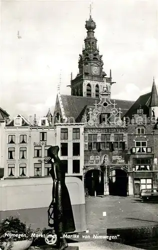 AK / Ansichtskarte Nijmegen Markt Marike von Nimwegen Nijmegen