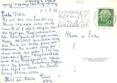 AK / Ansichtskarte Bad_Reichenhall Hochstaufen Bad_Reichenhall