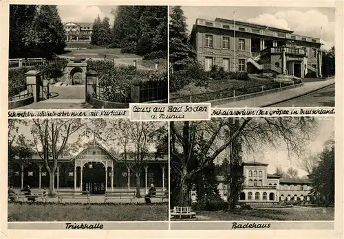 AK / Ansichtskarte Bad_Soden_Taunus Inhalatorium Badehaus Trinkhalle Bad_Soden_Taunus