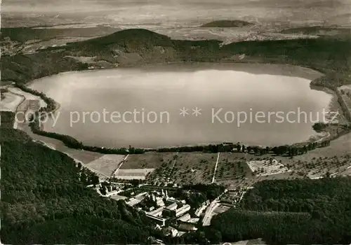 AK / Ansichtskarte Maria_Laach_Glees Fliegeraufnahme Maria_Laach_Glees