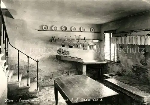 AK / Ansichtskarte Riese_Pio_X Cucina della casa S. Padre Pio X 