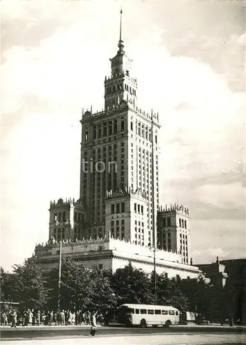 AK / Ansichtskarte Warszawa Palac Kultury i Nauki Warszawa