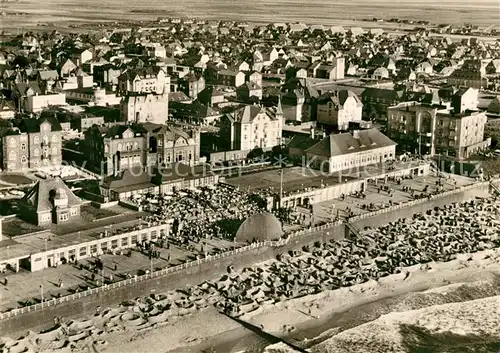 AK / Ansichtskarte Westerland_Sylt Fliegeraufnahme Westerland_Sylt