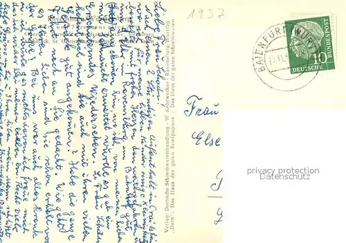 AK / Ansichtskarte Ravensburg_Wuerttemberg Obertor St. Christina Ravensburg Wuerttemberg