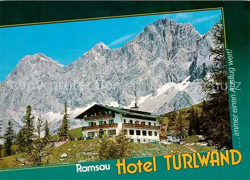 AK / Ansichtskarte Ramsau_Dachstein_Steiermark Hotel Tuerlwand Ramsau_Dachstein