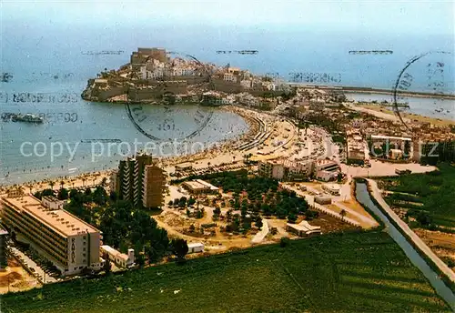 AK / Ansichtskarte Peniscola Vista aerea Peniscola