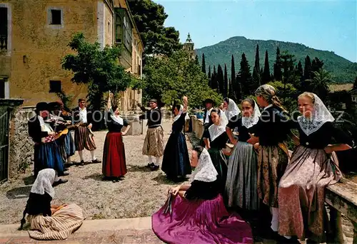 AK / Ansichtskarte Valldemosa Bailas tipicos Valldemosa