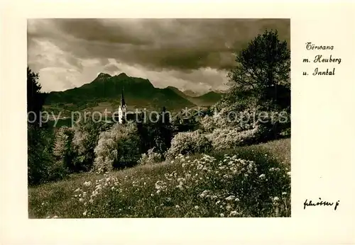 AK / Ansichtskarte Toerwang mit Heuberg und Inntal Toerwang