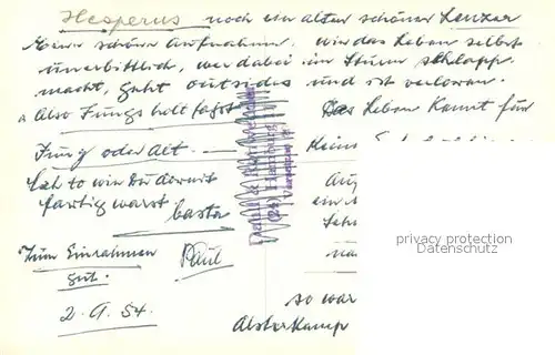 AK / Ansichtskarte Segelschiffe Hesperus Segelschiffe