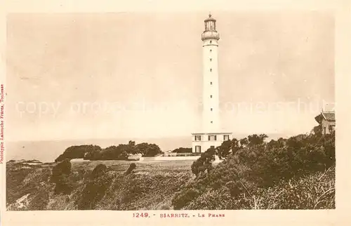 AK / Ansichtskarte Leuchtturm_Lighthouse Biarritz Phare Leuchtturm Lighthouse