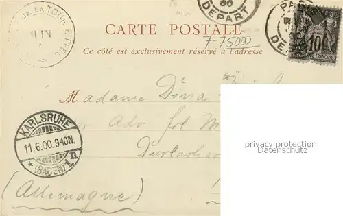 AK / Ansichtskarte Eiffelturm_La_Tour_Eiffel Paris  Eiffelturm_La_Tour_Eiffel