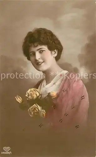 AK / Ansichtskarte Foto_EAS_Nr. 04689 1 Frau Rosen  Foto_EAS_Nr.