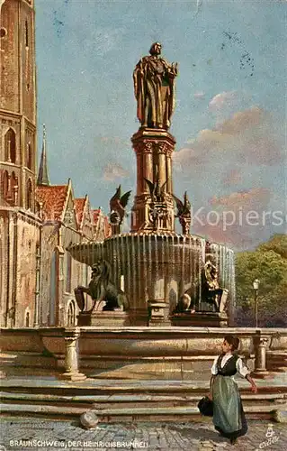 AK / Ansichtskarte Verlag_Tucks_Oilette_Nr. 631 B Heinrichsbrunnen Braunschweig  Verlag_Tucks_Oilette_Nr.