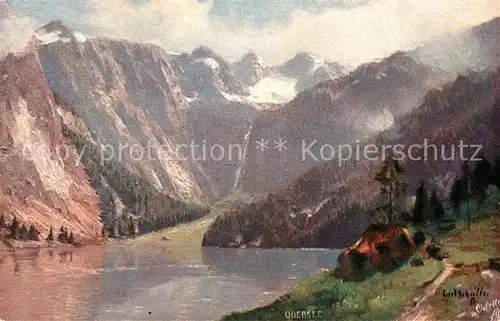 AK / Ansichtskarte Verlag_Tucks_Oilette_Nr. 688 Berchtesgaden Obersee  Verlag_Tucks_Oilette_Nr.