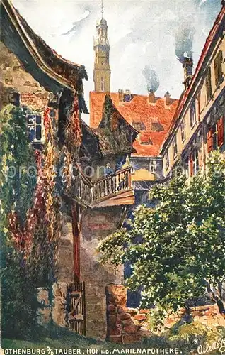 AK / Ansichtskarte Verlag_Tucks_Oilette_Nr. 658 B Rothenburg Tauber Marienapotheke  Verlag_Tucks_Oilette_Nr.