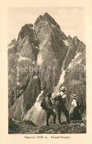 AK / Ansichtskarte Bergsteigen_Klettern Patteriol Ferwall Gruppe Bergsteigen_Klettern