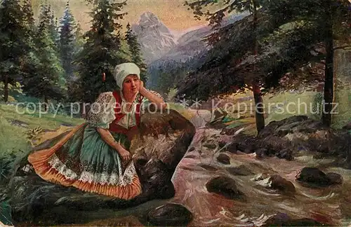 AK / Ansichtskarte Kuenstlerkarte Kroy Da traeumten wir von Liebe und Glueck  Kuenstlerkarte