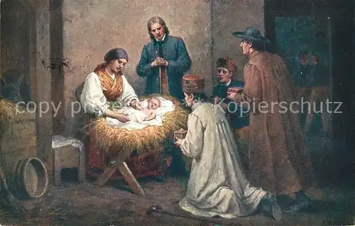 AK / Ansichtskarte Weihnachten Christkind  Weihnachten