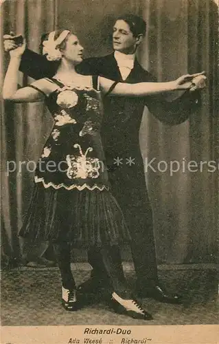 AK / Ansichtskarte Tanz_Taenzer Richardi Duo Ada Weese  Tanz Taenzer