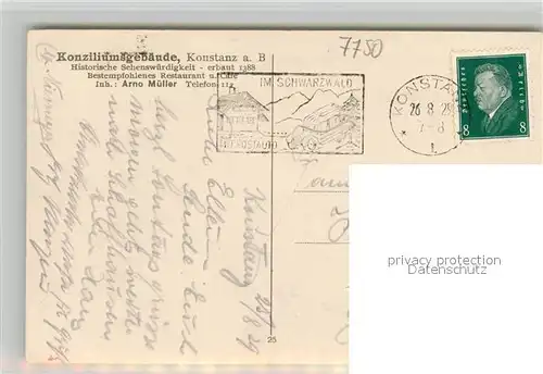 AK / Ansichtskarte Konstanz_Bodensee Konziliumsgebaeude Rheinbruecke Dampfer Muenster Rheintorturm Altstadt Konstanz_Bodensee