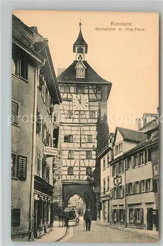 AK / Ansichtskarte Konstanz_Bodensee Schnetztor mit Hus Haus Konstanz_Bodensee