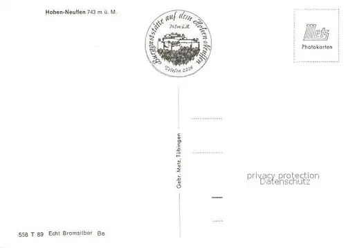 AK / Ansichtskarte Neuffen Hohen Neuffen  Neuffen