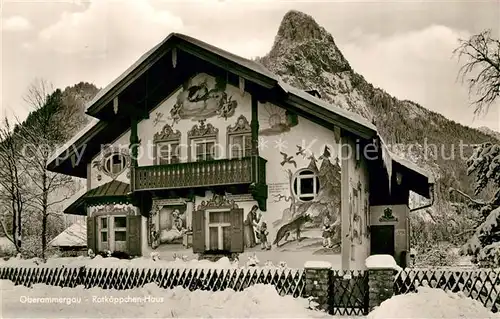 AK / Ansichtskarte Oberammergau Rotkaepchen Haus Oberammergau