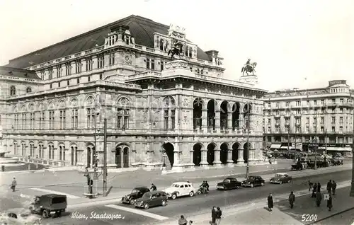 AK / Ansichtskarte Wien Staatsoper Wien