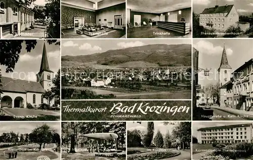 AK / Ansichtskarte Bad_Krozingen Hauptstrasse Katholische Kirche  Bad_Krozingen