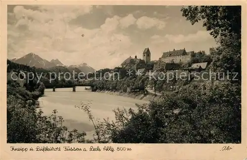 AK / Ansichtskarte Fuessen_Allgaeu Lech Fuessen Allgaeu