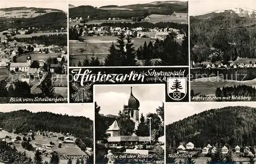 AK / Ansichtskarte Hinterzarten Feldberg Kirche Oberzarten Hinterzarten