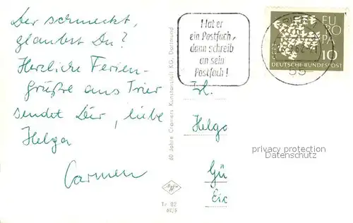 AK / Ansichtskarte Trier  Trier