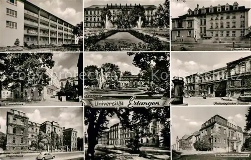 AK / Ansichtskarte Erlangen Orangerie Schloss Augenklinik Erlangen