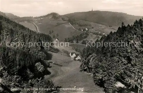 AK / Ansichtskarte Detmold Hermannsdenkmal Detmold