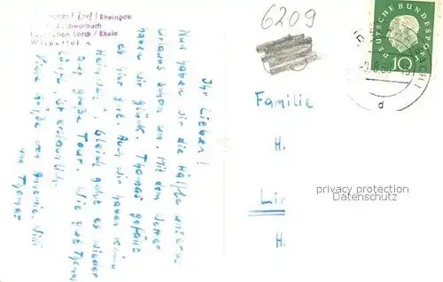 AK / Ansichtskarte Lorch_Rheingau Espenschied  Lorch Rheingau