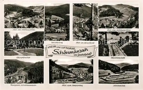 AK / Ansichtskarte Schoenmuenzach Sommerberg Murgwerk  Schoenmuenzach