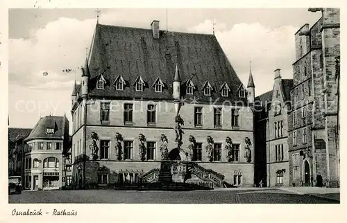 AK / Ansichtskarte Osnabrueck Rathaus Osnabrueck