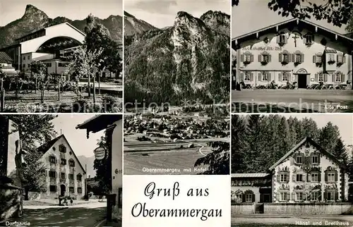 AK / Ansichtskarte Oberammergau Alte Post Haensl Gretlhaus  Oberammergau