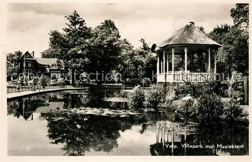 AK / Ansichtskarte Velp Villapark Muziektent Velp