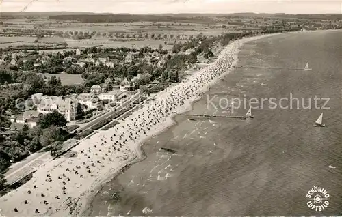 AK / Ansichtskarte Scharbeutz_Ostseebad Fliegeraufnahme Scharbeutz_Ostseebad