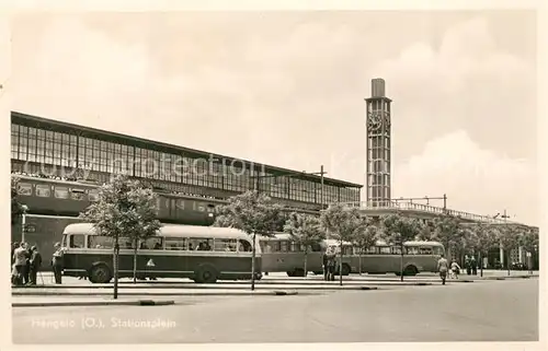 AK / Ansichtskarte Hengelo Stationsplein Hengelo