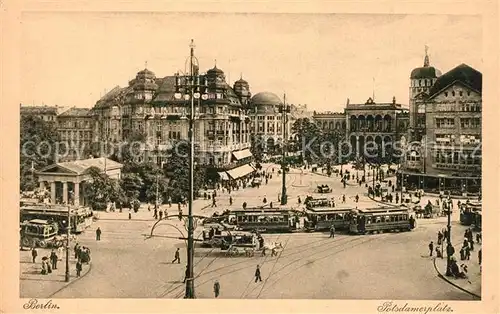 AK / Ansichtskarte Strassenbahn Berlin Potsdamerplatz  Strassenbahn